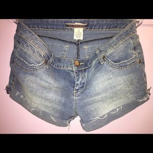 Medium Wash Jean Shorts